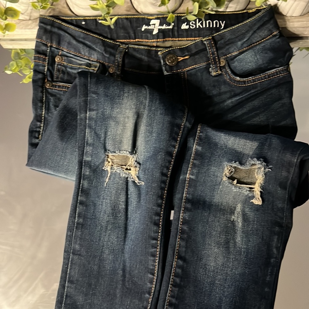 Girls 7 for All Mankind Three Pairs - Picture 9 of 12